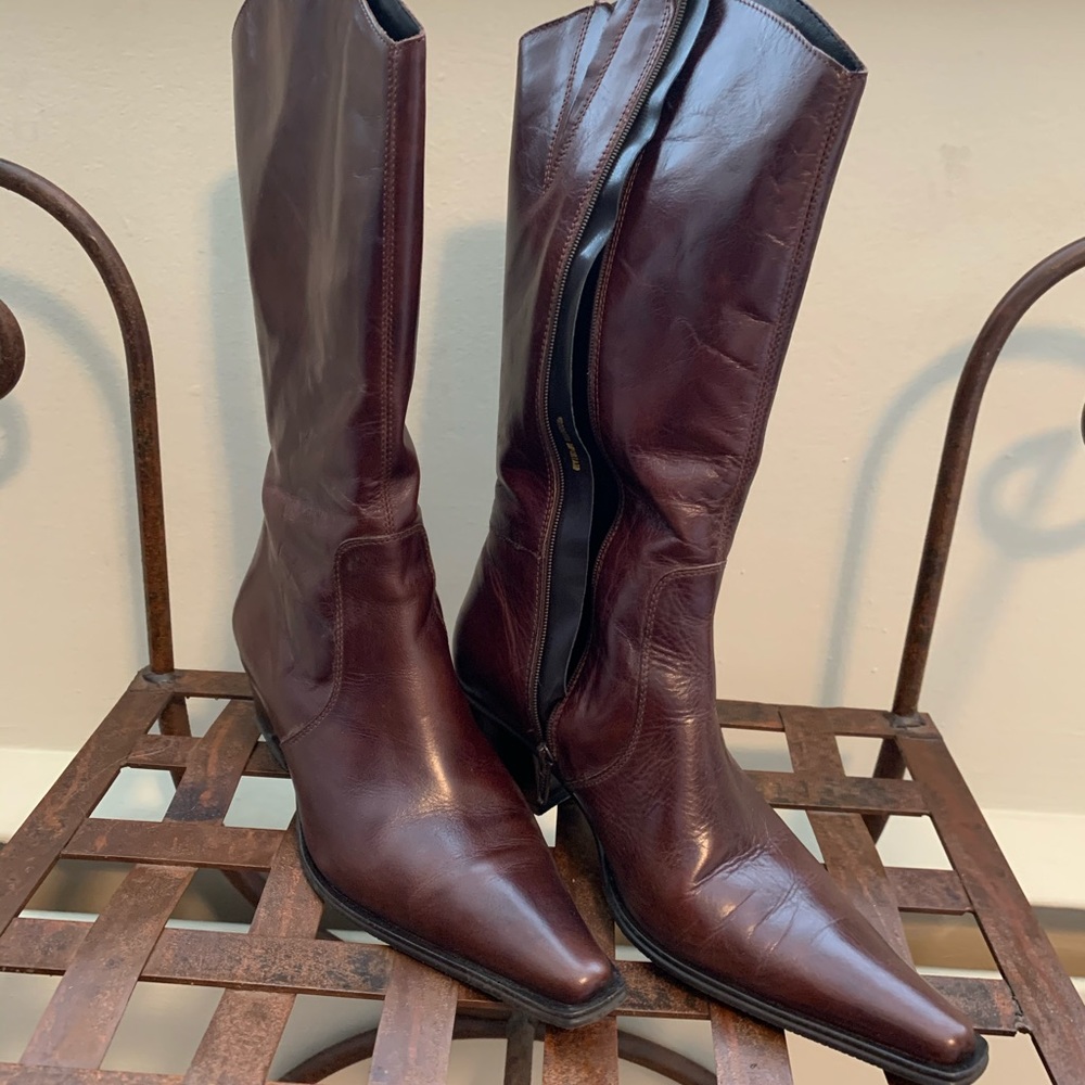 Roberto Vianni Leather Cowboy Boot
